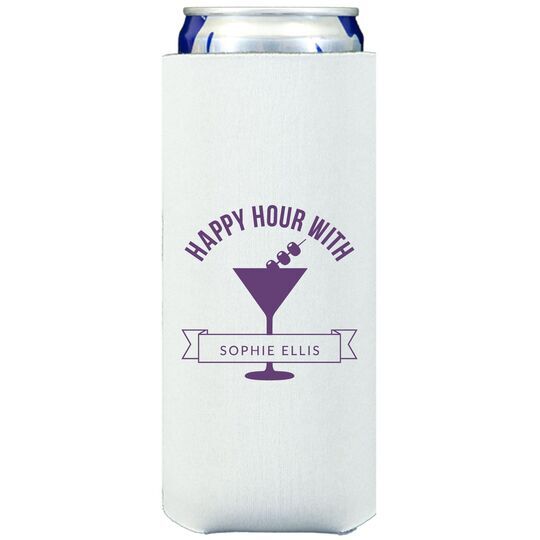Happy Hour Martini Collapsible Slim Huggers